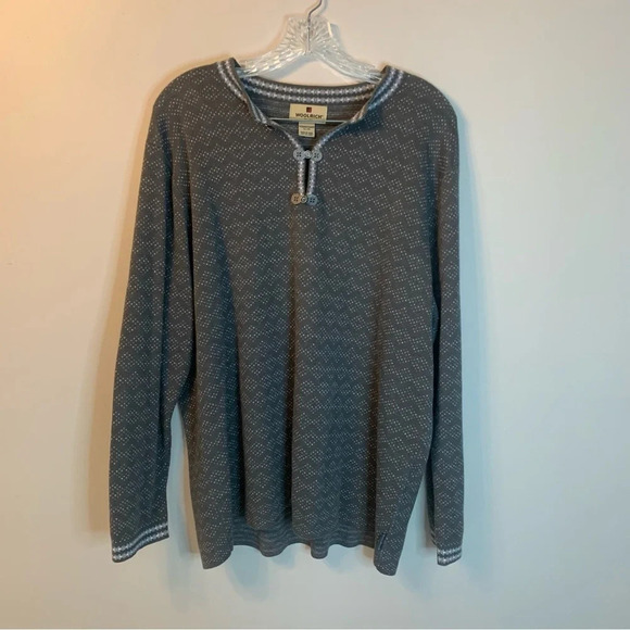 Woolrich Charcoal Heather  Crewneck Sweater XL - Picture 1 of 11